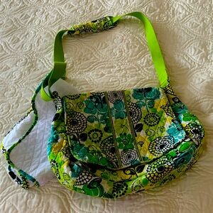 🍋‍🟩 Vera Bradley Baby Diaper Messenger Bag Limes Up 🍋‍🟩